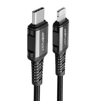 Cables - Cable USB-C to Lightning Acefast C1-01, 1.2m (black) C1-01 - quick order from manufacturer