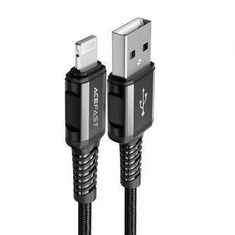 Cables - Cable USB to Lightning Acefast C1-02, 1.2m (czarny) C1-02 - quick order from manufacturer