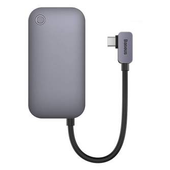 Sortimenta jaunumi - Hub 4in1 Baseus PadJoy Series USB-C to USB 3.0 + HDMI + USB-C PD + jack 3.5mm (Grey) WKWJ000013 - ātri pasūtīt no ražotāja