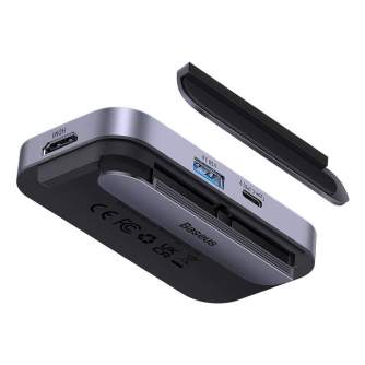 Новые товары - Hub 4in1 Baseus PadJoy Series USB-C to USB 3.0 + HDMI + USB-C PD + jack 3.5mm (Grey) WKWJ000013 - быстрый заказ о