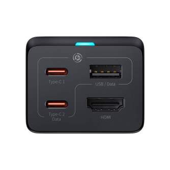 Wall charger - Wall charger Baseus GaN5 Pro 2xUSB-C + USB + HDMI, 67W (black) CCGP110201 - quick order from manufacturer