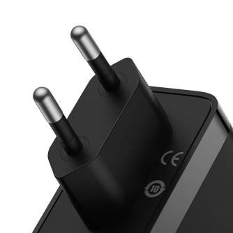 Telefonų, planšetinių kompiuterių ir GPS įkrovikliai - Wall charger Baseus GaN5 Pro 2xUSB-C + USB, 140W (black) CCGP100201 - быс