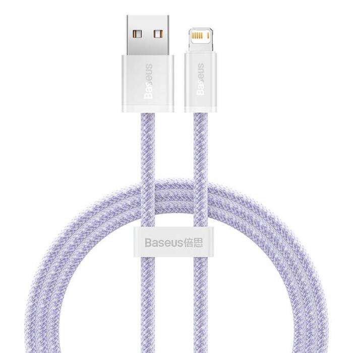 Kabeļi - USB cable for Lightning Baseus Dynamic 2 Series, 2.4A, 1m (purple) CALD040005 - быстрый заказ от производителя