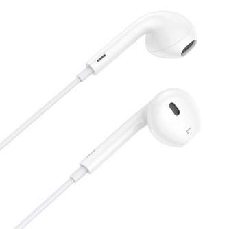 Больше не производится - Wired in-ear headphones Vipfan M13 (white) M13 White