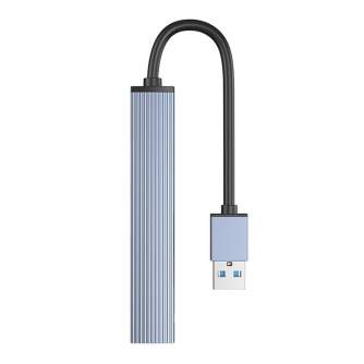 Vairs neražo - Orico Adapter Hub 3x USB+ TF 3.0 AH-A12F-GY-BP