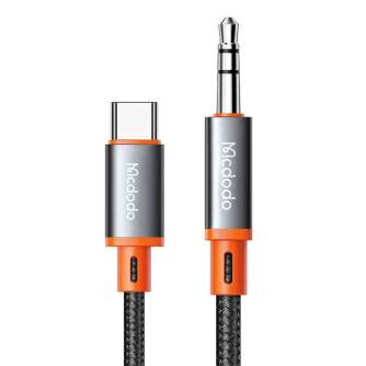 Discontinued - Cable Mcdodo CA-900 USB-C to 3.5mm AUX mini jack, 1.8m (black) CA-0900