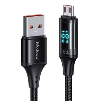 Cables - Cable Mcdodo CA-1070 USB to Micro USB, 3A, 1.2m (black) CA-1070 - quick order from manufacturer