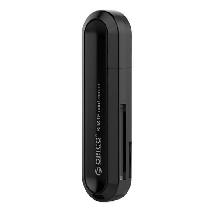 Karšu lasītājs - Orico CRS21-BK TF/SD memory card reader, USB 3.0, up to 2TB (black) CRS21-BK - быстрый заказ от производителя