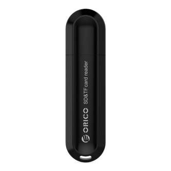 Karšu lasītājs - Orico CRS21-BK TF/SD memory card reader, USB 3.0, up to 2TB (black) CRS21-BK - быстрый заказ от производителя