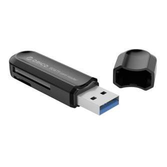 Karšu lasītājs - Orico CRS21-BK TF/SD memory card reader, USB 3.0, up to 2TB (black) CRS21-BK - ātri pasūtīt no ražotāja