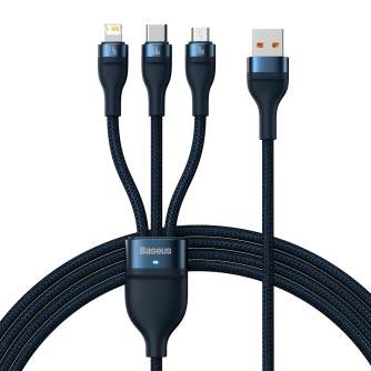 Discontinued - 3in1 USB cable Baseus USB 3in1 Baseus Flash Series, USB-C + Micro + Lightning 