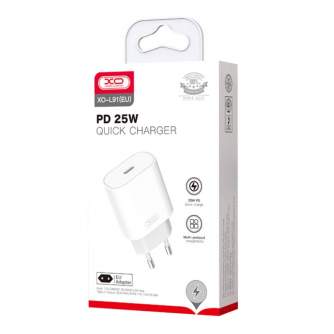 Wall charger - Wall Charger XO L91EU USB-C, 25W (white) L91 EU - quick order from manufacturer