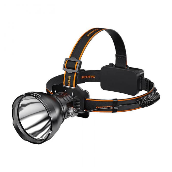 Lukturi - Headlight Superfire HL60, 2300lm, USB-C HL60 - ātri pasūtīt no ražotāja