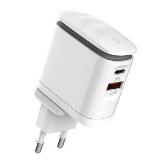 Kabeļi - Wall charger LDNIO A2423C USB, USB-C + MicroUSB cable A2423C Micro - ātri pasūtīt no ražotāja