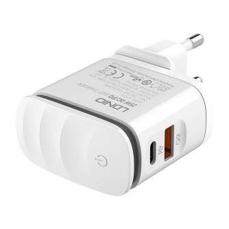 Kabeļi - Wall charger LDNIO A2423C USB, USB-C + MicroUSB cable A2423C Micro - ātri pasūtīt no ražotāja