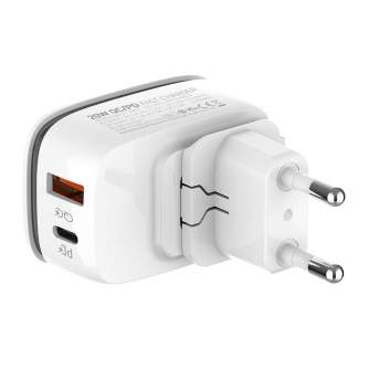 Wall charger - Wall charger LDNIO A2425C USB, USB-C + Lightning cable A2425C Lightning - quick order from manufacturer