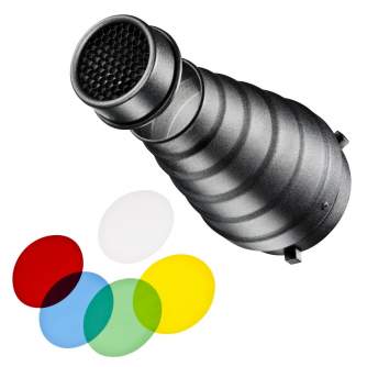 Barndoors Snoots & Grids - walimex Univ. Conical Snoot Set Broncolor - quick order from manufacturer