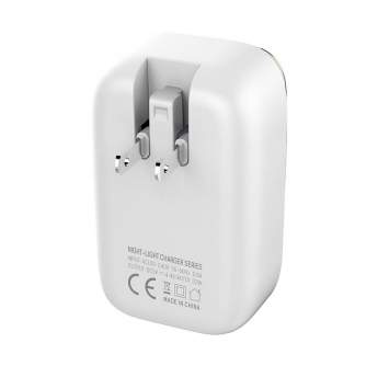 Telefonų, planšetinių kompiuterių ir GPS įkrovikliai - Wall charger LDNIO A4405 4USB, LED lamp + USB-C Cable A4405 Type C - быст