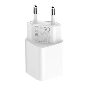 Telefonų, planšetinių kompiuterių ir GPS įkrovikliai - Wall charger LDNIO A2318C USB, USB-C 20W + USB-C - Lightning Cable A2318C