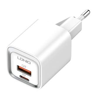 Wall charger - Wall charger LDNIO A2318C USB, USB-C 20W + USB-C - Lightning Cable A2318C Type - quick order from manufacturer