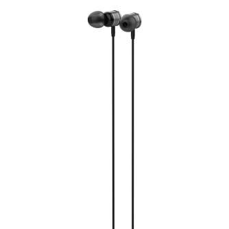 Austiņas - LDNIO HP04 wired earbuds, 3.5mm jack (black) HP04 - ātri pasūtīt no ražotāja