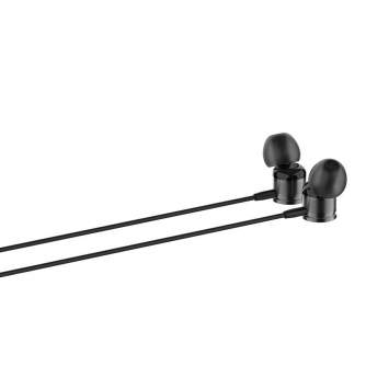 Austiņas - LDNIO HP04 wired earbuds, 3.5mm jack (black) HP04 - ātri pasūtīt no ražotāja