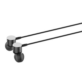 Austiņas - LDNIO HP04 wired earbuds, 3.5mm jack (black) HP04 - ātri pasūtīt no ražotāja