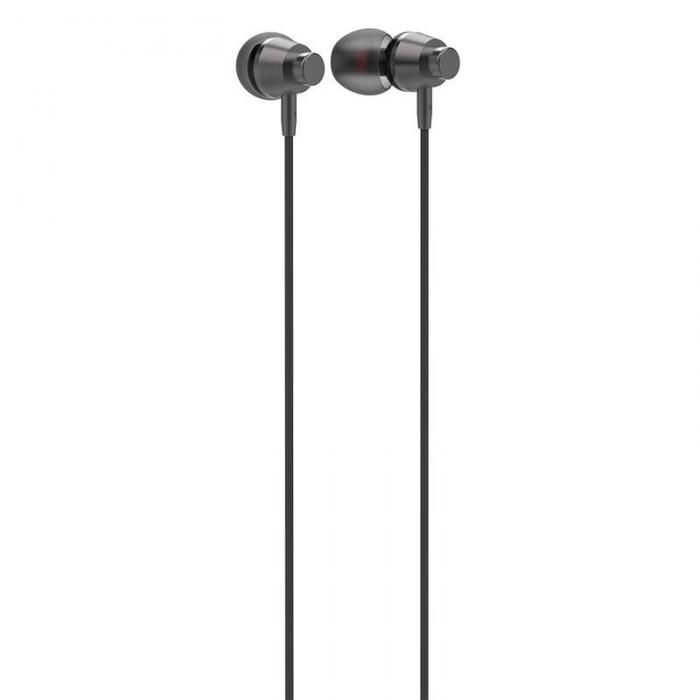 Austiņas - LDNIO HP05 wired earbuds, 3.5mm jack (black) HP05 - ātri pasūtīt no ražotāja