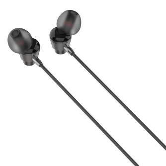 Austiņas - LDNIO HP05 wired earbuds, 3.5mm jack (black) HP05 - ātri pasūtīt no ražotāja