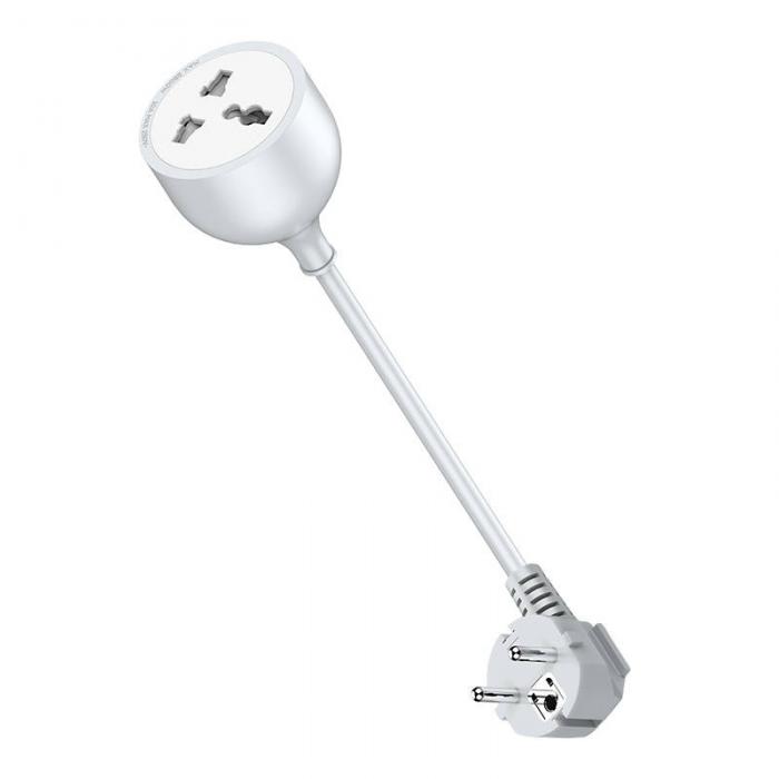 Kameras bateriju lādētāji - Extension cord with one AC socket LDNIO SC1017, EU/US, 5m (white) SC1017 EU - ātri pasūtīt no ražotāja