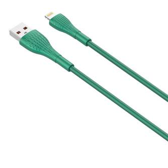 Kabeļi - Lightning Cable LDNIO LS672 30W, 2m (green) LS672 lightning - ātri pasūtīt no ražotāja