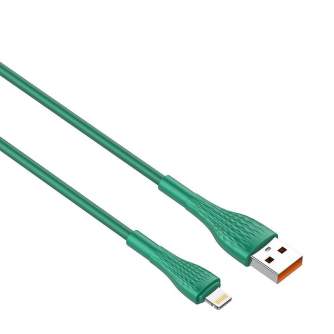 Kabeļi - Lightning Cable LDNIO LS672 30W, 2m (green) LS672 lightning - ātri pasūtīt no ražotāja