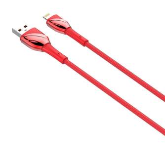 Kabeļi - Lightning Cable LDNIO LS662 30W, 2m (red) LS662 lightning - быстрый заказ от производителя