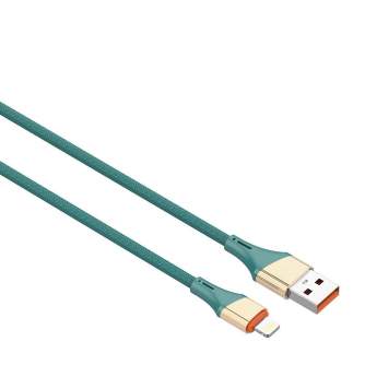 Kabeļi - Lightning Cable LDNIO LS632 30W, 2m (green) LS632 lightning - быстрый заказ от производителя