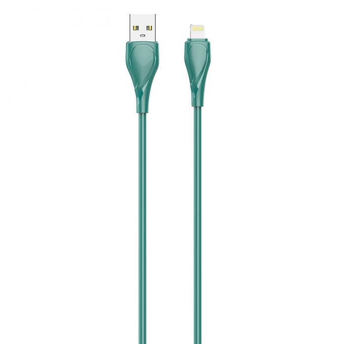 Kabeļi - Lightning Cable LDNIO LS612 25W, 2m (green) LS612 lightning - ātri pasūtīt no ražotāja