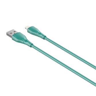 Kabeļi - Lightning Cable LDNIO LS612 25W, 2m (green) LS612 lightning - ātri pasūtīt no ražotāja