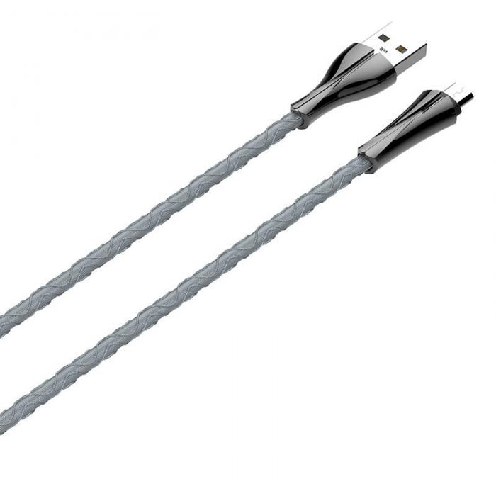 Cables - LDNIO LS462 LED, 2m microUSB Cable LS462 micro - quick order from manufacturer