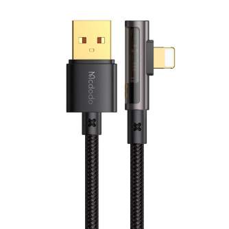 Cables - USB to lightning prism 90 degree cable Mcdodo CA-3511, 1.8m (black) CA-3511 - quick order from manufacturer