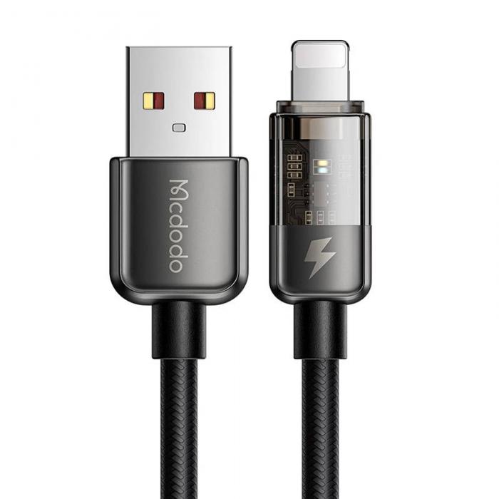 Кабели - Lightning cable Mcdodo CA-3141 2W, 1.8m (black) CA-3141 - быстрый заказ от производителя