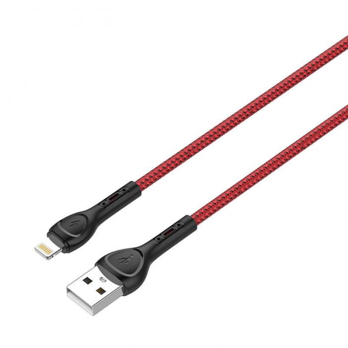 Cables - LDNIO LS482 2m USB - Lightning Cable (Red) LS482 lightning - quick order from manufacturer