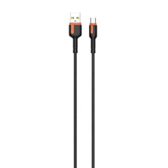 Kabeļi - LDNIO LS531 USB - Micro USB 1m Cable (Grey-Orange) LS531 micro - ātri pasūtīt no ražotāja