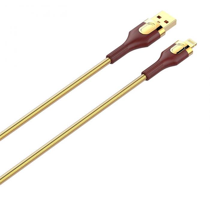 Cables - LDNIO LS681, USB - Lightning, 1m, 30W Cable (Gold) LS681 Lightning - quick order from manufacturer