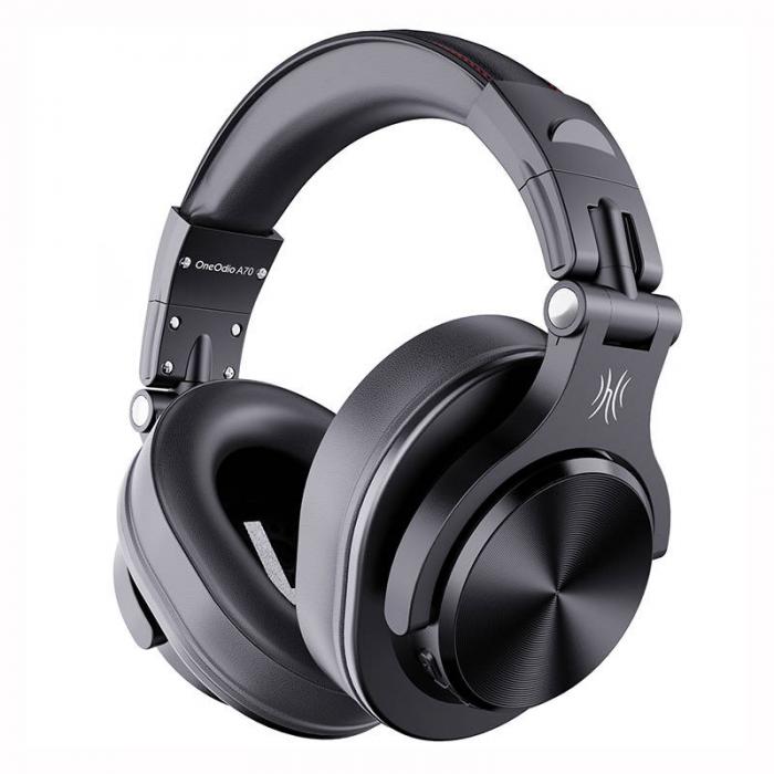 Headphones - OneOdio Fusion A70 Black Headphones with Bluetooth 5.2 - quick order from manufacturer