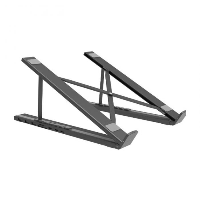 Новые товары - 7in1 Laptop Stand Docking Station Choetech HUB-M48 (black) HUB-M48 - быстрый заказ от производителя