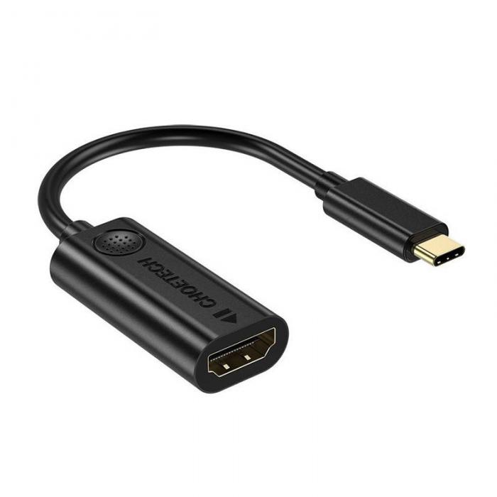 Docks & HUB - Переходник Choetech HUB-H04 4K USB-C на HDMI (черный) HUB-H04 - быстрый заказ от производителя