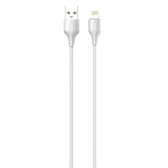 Cables - USB to Lightning cable LDNIO LS542, 2.1A, 2m (white) LS542 lightning - quick order from manufacturer