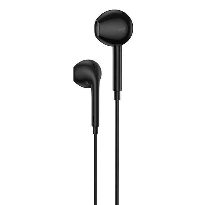 Vairs neražo - Inclined in-ear remote earphones Foneng EP100 (black) EP100 Black