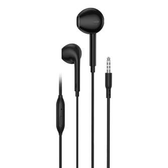 Vairs neražo - Inclined in-ear remote earphones Foneng EP100 (black) EP100 Black