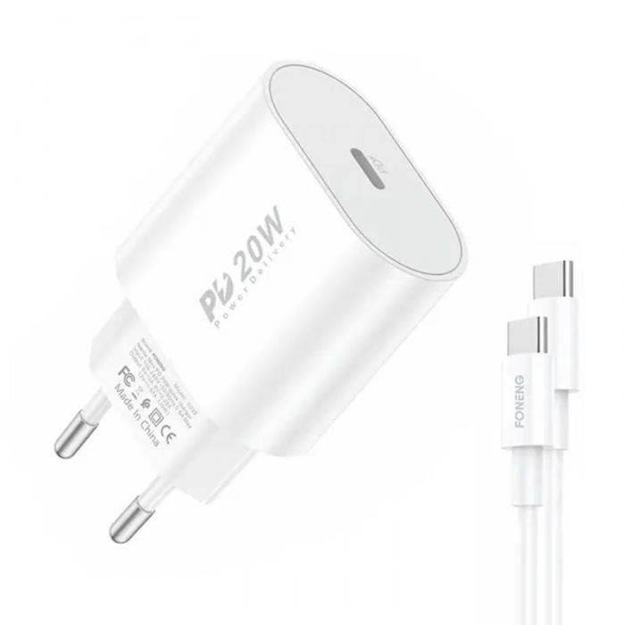 Кабели - Quick Charger Foneng EU39 Type-C to Type C EU39 Type-C to Type - быстрый заказ от производителя