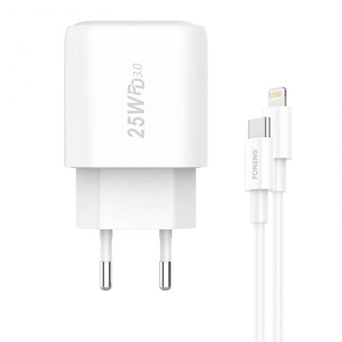 Kabeļi - Quick Charger Foneng EU40 Type-C to iPhone EU40 Type-C to iPhon - ātri pasūtīt no ražotāja